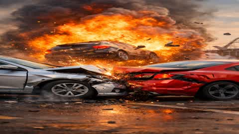 car crash / fight build