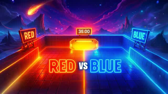 SUPER NEW RED vs BLUE CRAZY AMAZING 🔴🔵