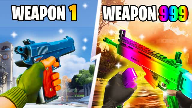 ULTIMATE FIRST PERSON🎯GUN GAME 1 SHOT🏆