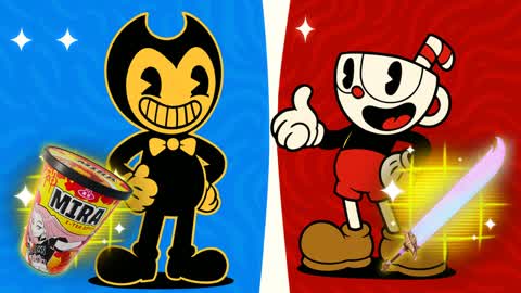 🐱BENDY VS CUPHEAD🔵KPOP RED VS BLUE🔴🔵