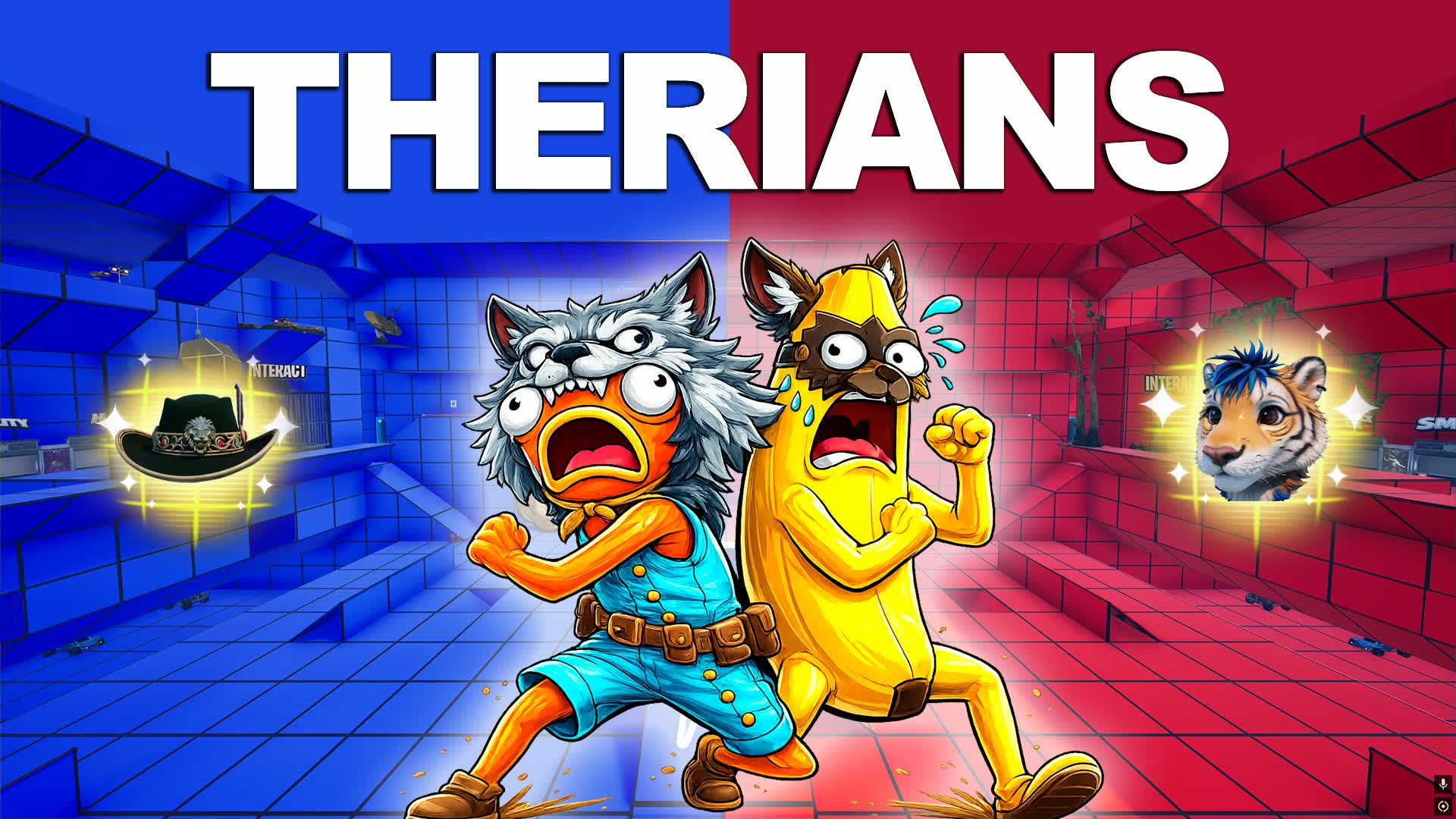 ハンター対テリアン 🔴 赤対青 🔵