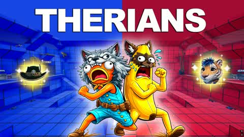 HUNTERS VS THERIANS 🔴 RED VS BLUE 🔵