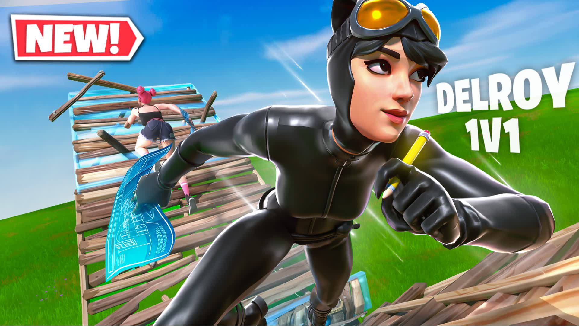 DELROY 1V1 BUILD FIGHT (NEW!)