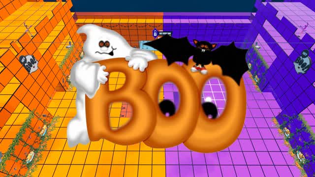 BOO! Purple vs Orange