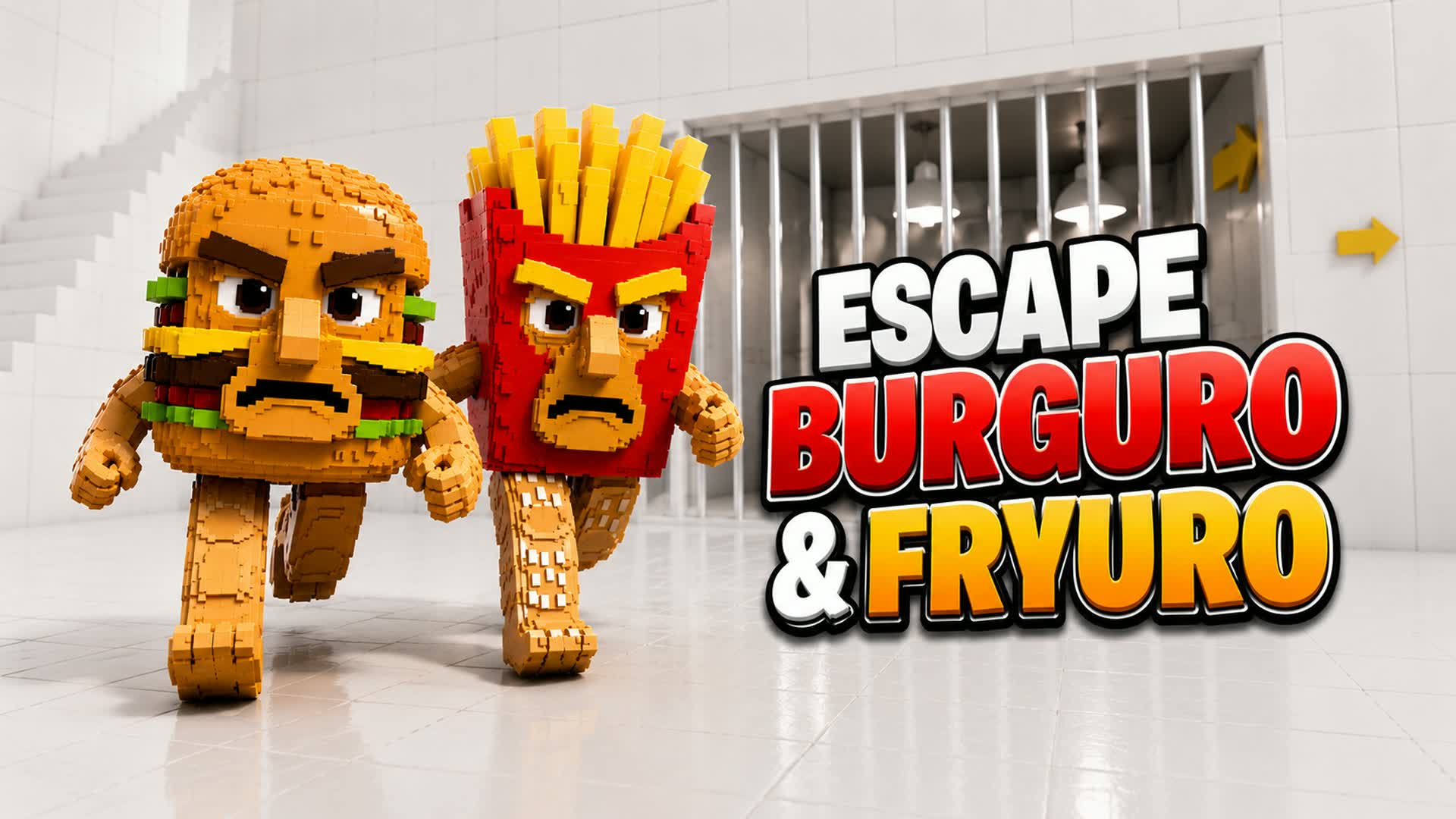 ESCAPE FROM THE MONSTER BURGURO PARKOUR