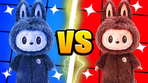 🐰 PRO LABUBU RED VS BLUE 🔵🔴