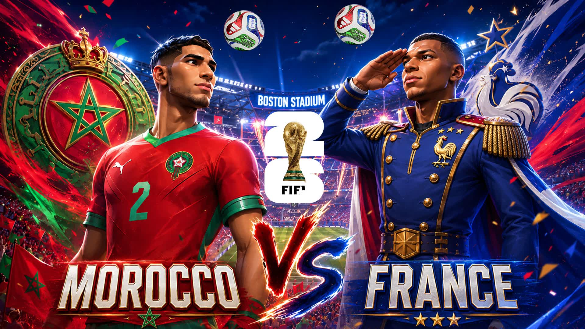 FRANCE vs MOROCCO FIFA WORLD CUP 2026