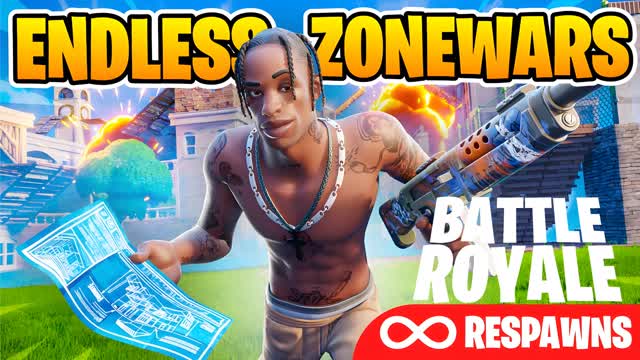 Endless Zonewars [BATTLE ROYALE SOLO]