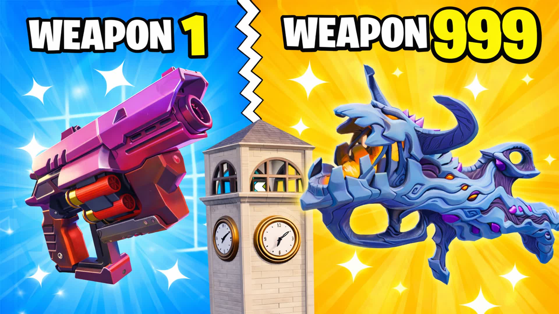 TILTED TOWERS GUN GAME ONE SHOT