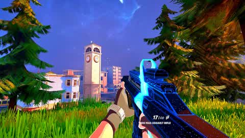 GALAXY TILTED FIRST PERSON GUN GAME