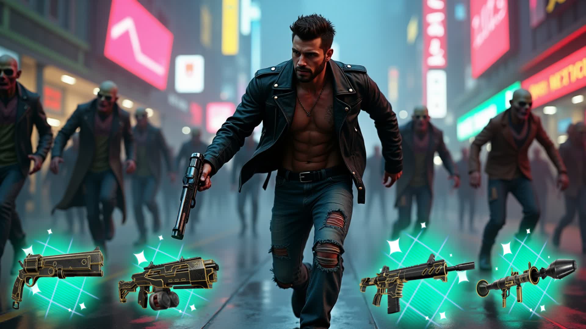 Cyberpunk Zombies ⚔️ Battle
