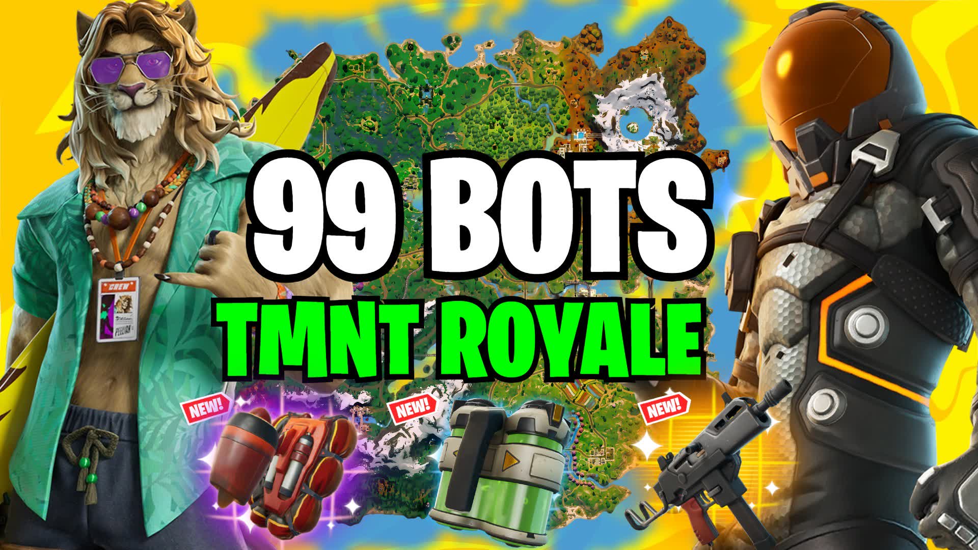 99 BOTS TMNT SURVIVAL ⭐ ROYALE