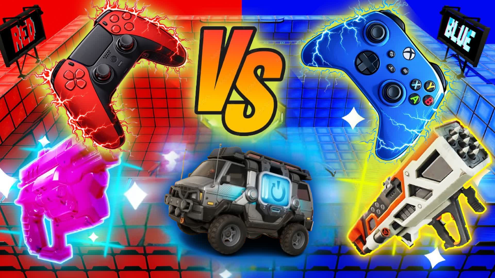 MEGA RED VS BLUE INSANE🔴🔵🎮