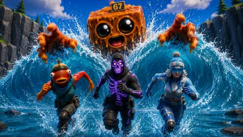 ESCAPE THE FEROCIOUS WAVE WITH BRAINROT