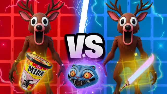 🔵🔴DEER VS DEER  RED VS BLUE