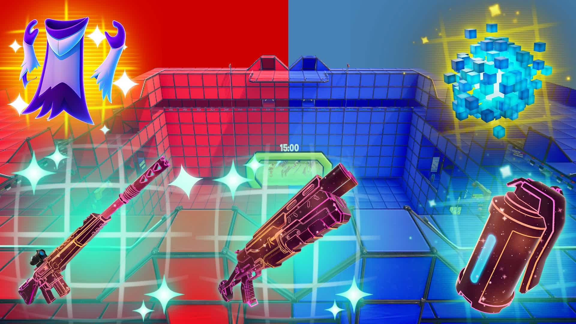 FANTASTIC RED VS BLUE 🔴🔵 ALL WEAPONS