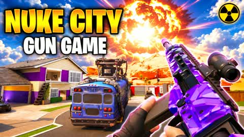 NUKE CITY GUN GAME 🔫 ATOM CITY