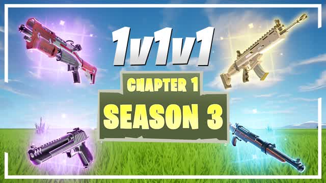 1v1v1 Chapter 1 Season 3 | FFA PvP Arena