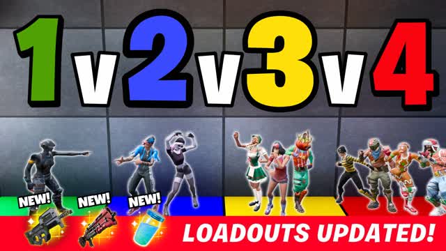 1v2v3v4 - ZONE WARS