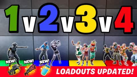 1v2v3v4 - ZONE WARS