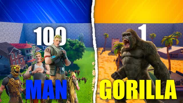 100 vs 1 GORILLA