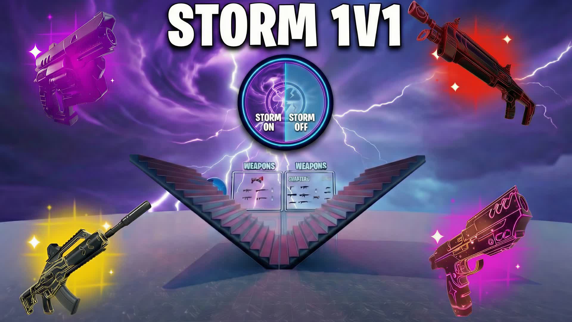 Storm Fight Map Code STORM 1V1 ⚔️ 8376-0584-2184 by s88 - Fortnite Creative Map Code ...
