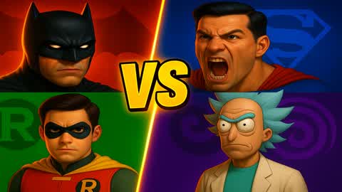 🎮🔥 4 team deathmatch battles! 🔥🎮