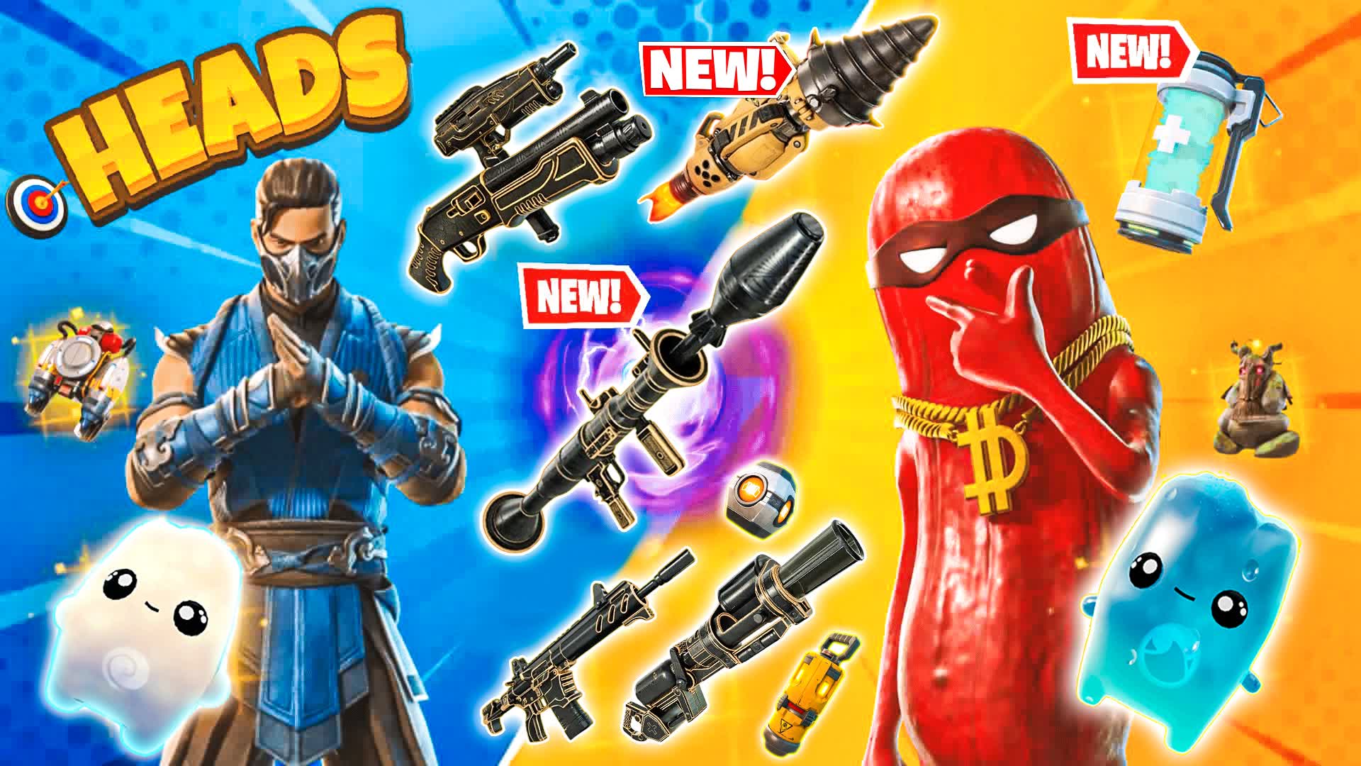 SUPER RED VS BLUE🔴🔵NEW WEAPONS🔥