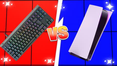🎄KEYBOARD VS CONSOLE RED VS BLUE 🔴🔵