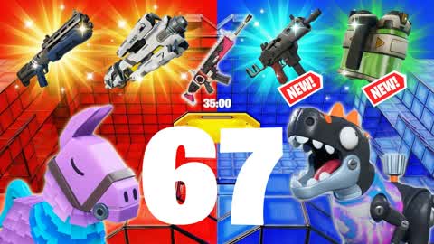 CRAZY SKY RED VS BLUE 🔴🔵 SQUID