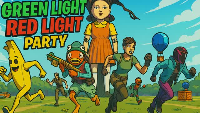 Squid Game Green Light Red Light Party
