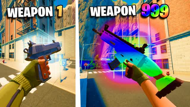 💥 CRAZYY GUN GAME ✨ FIRST PERSON 🏆