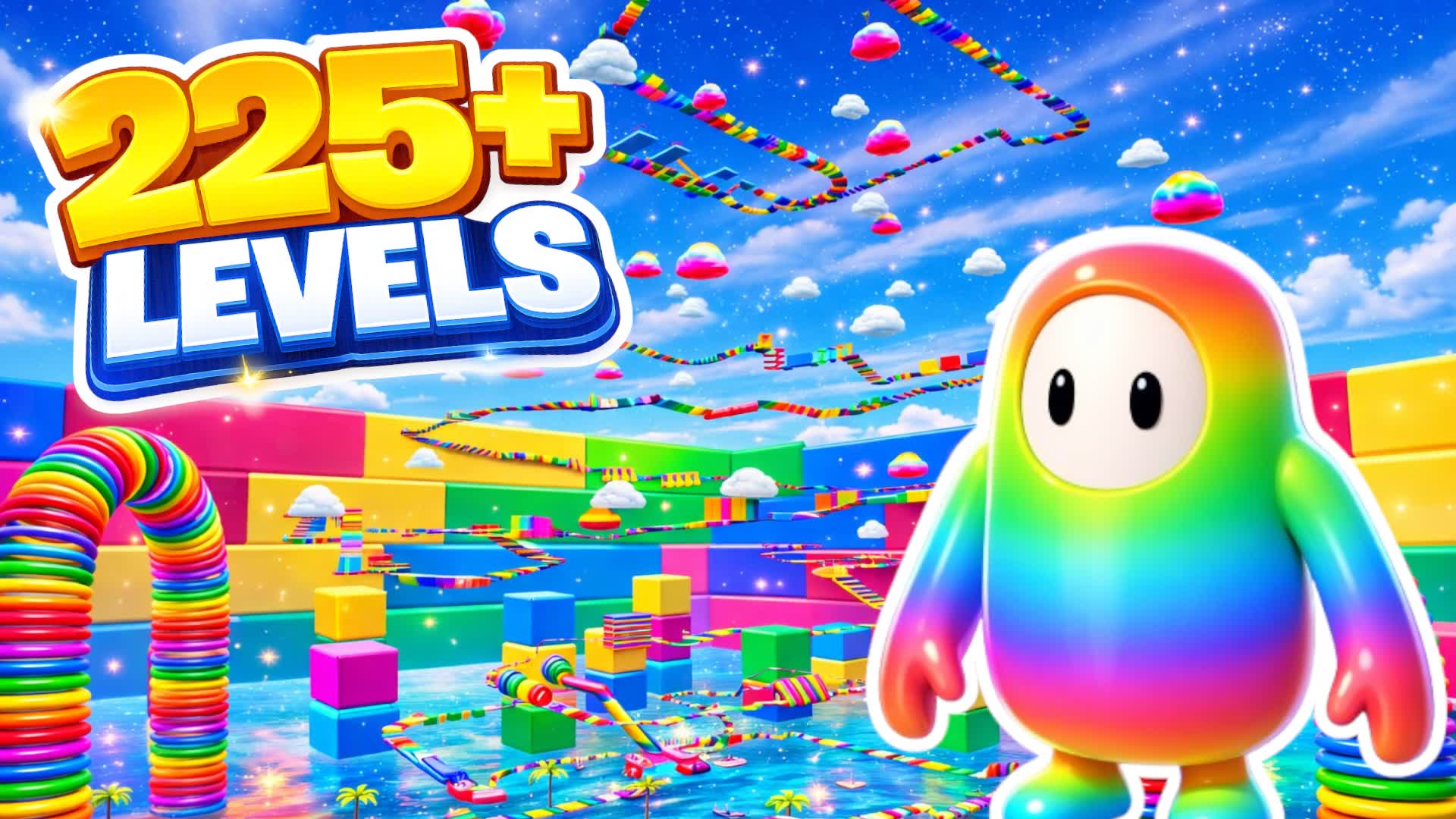 🎉MEGA EASY FALL GUYS OBBY🎉