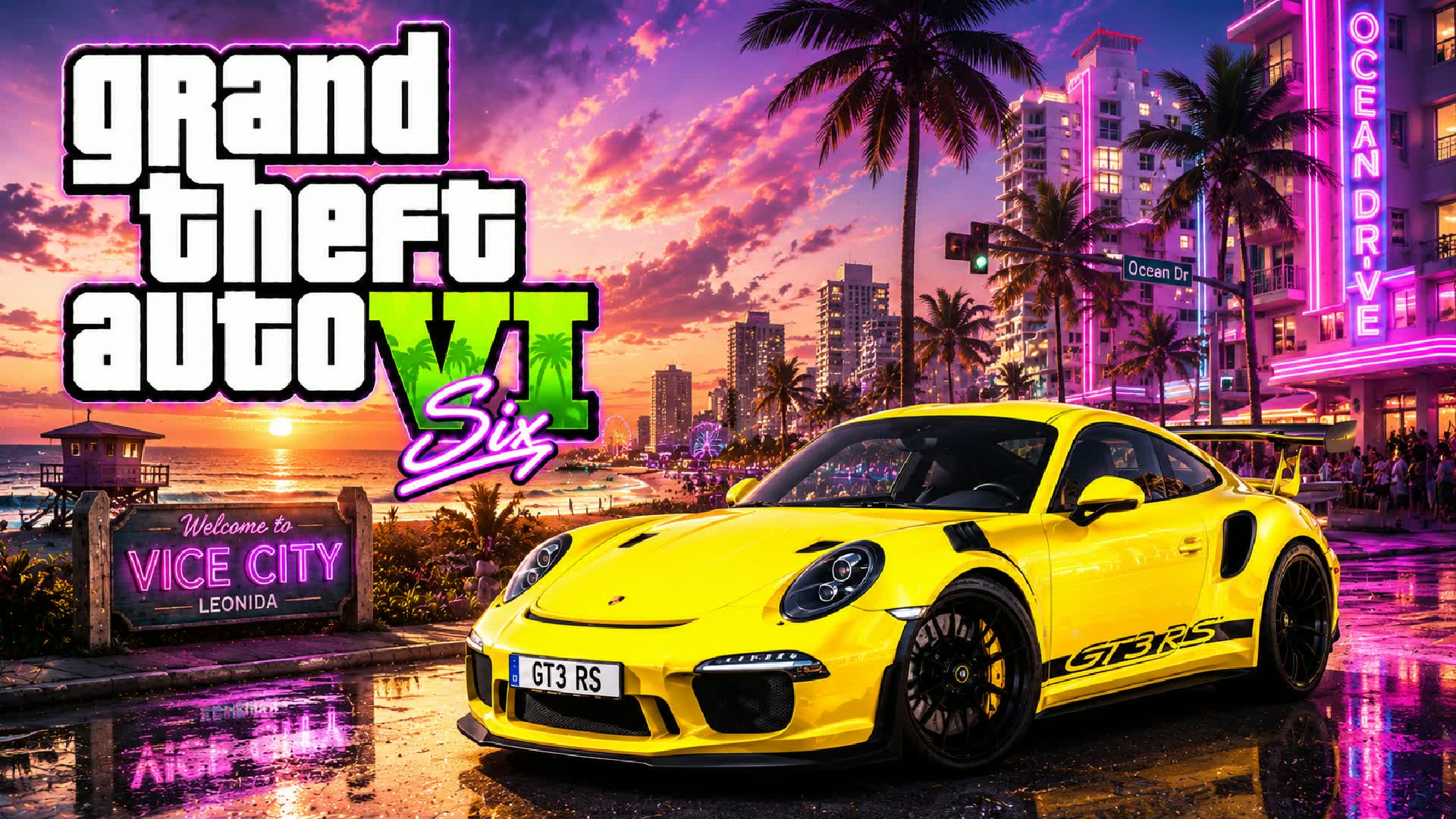 GTA VI 🚗 GRAND DRIVE FULL GAS