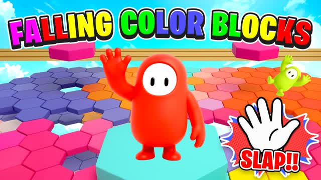 FALL GUYS FALLING COLOR BLOCKS🌈