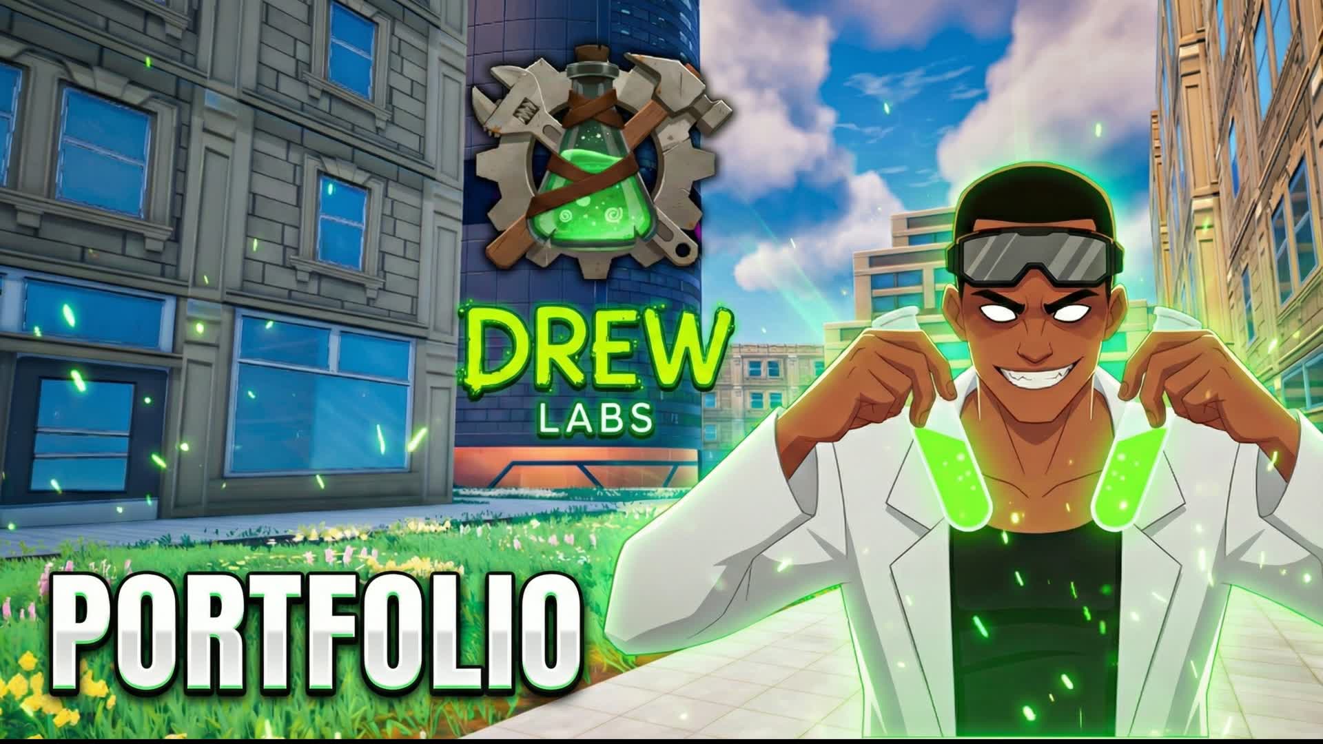 インタラクティブポートフォリオ - DREW LABS