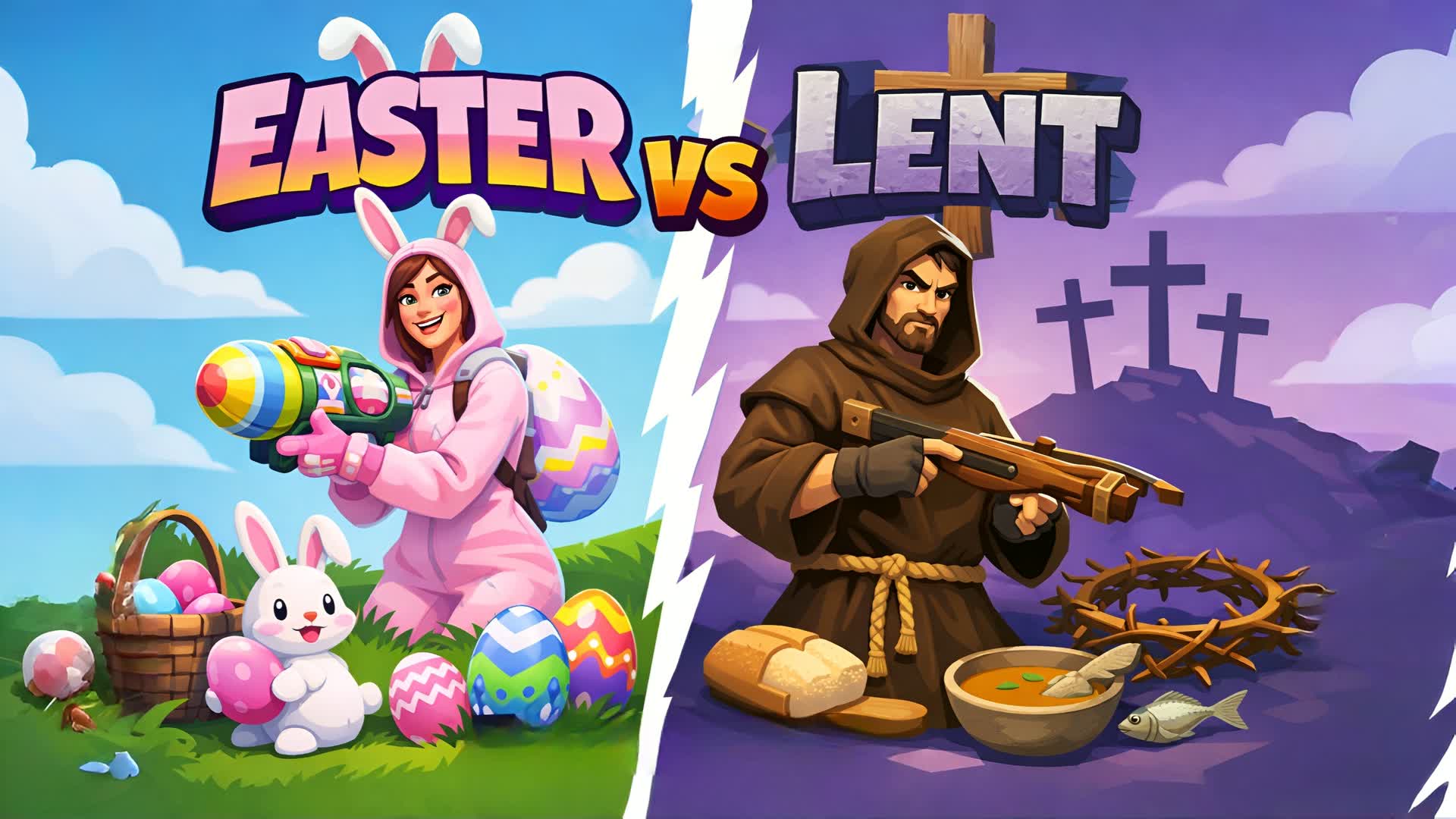 イースター vs レント  パスクア vs クアレスマ