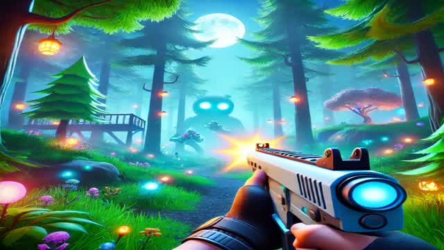 🌲 Foggy Woods FFA 🌲 1st Person 🔫🥇