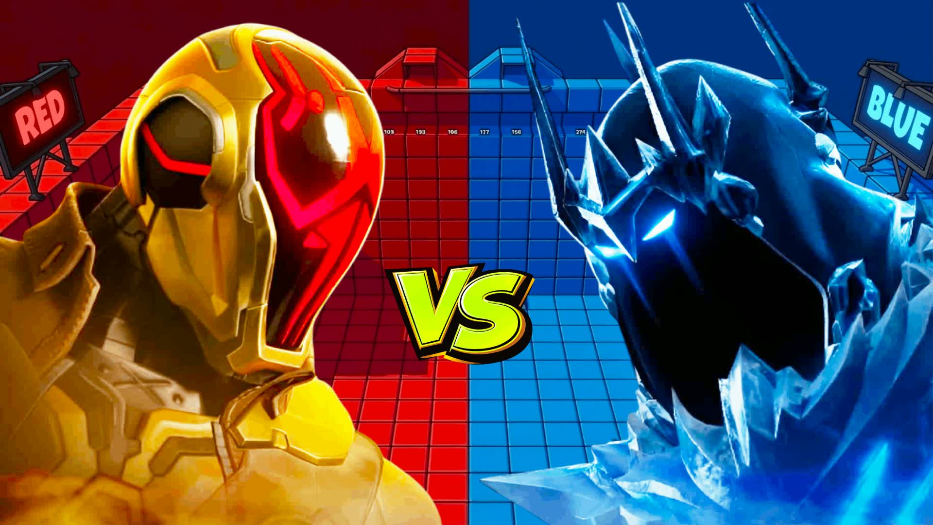 RED VS BLUE  ボムデカマ