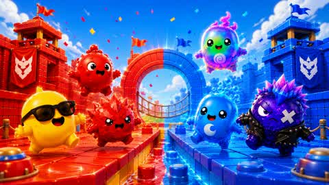 🏅 RED vs 🔵 BLUE Fun Arena