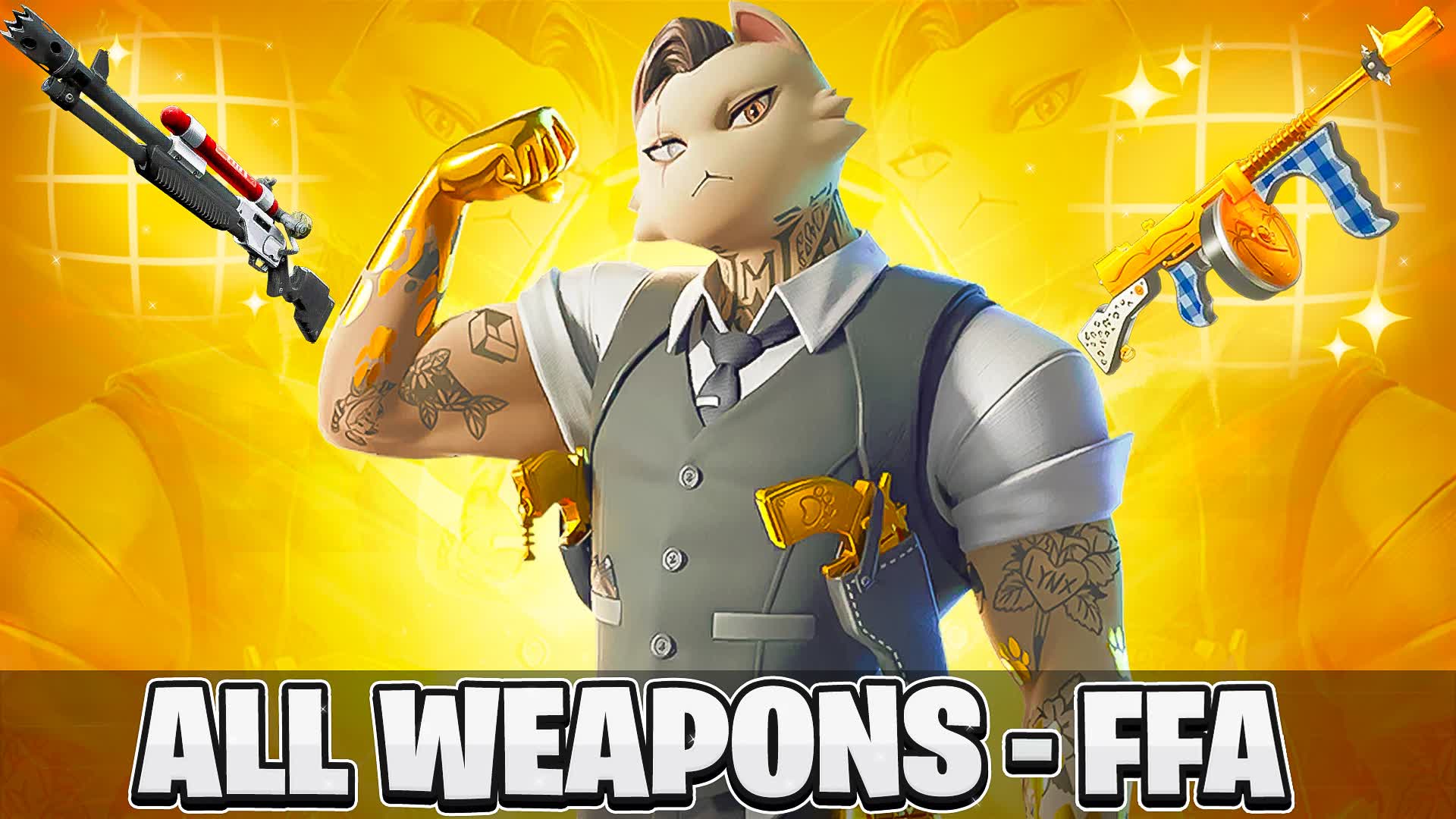 ALL WEAPONS ONE SHOT DRIVE GUN GAME HERO