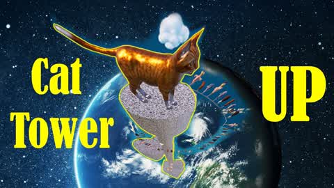 Cat Tower Up! Speed Run!