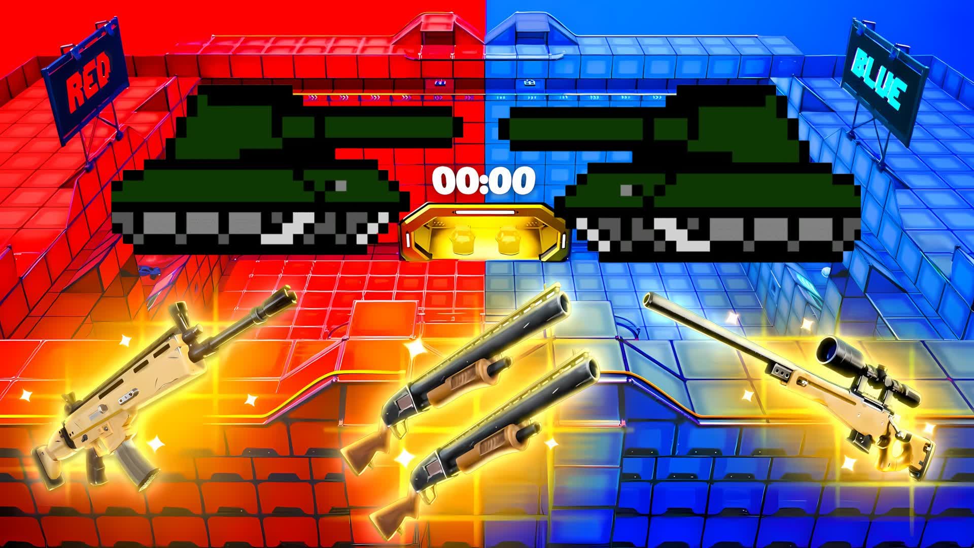 CRAZY CRAZY RED VS BLUE 🔴🔵