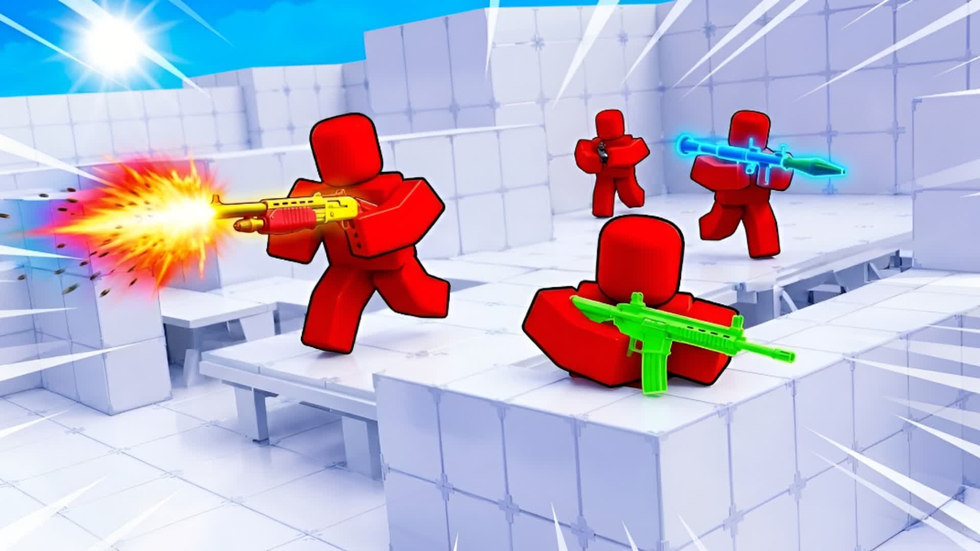 RED VS BLUE 🔴🔵 RANDOM GUNS 🎯