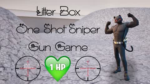 Litter Box One Shot Sniper Gun Game