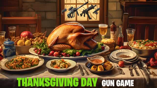 THANKSGIVING DAY GUN GAME - CRAZY FIGHT