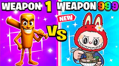 🧠MEGA LABUBU GUN GAME🔫ONE SHOT🎯