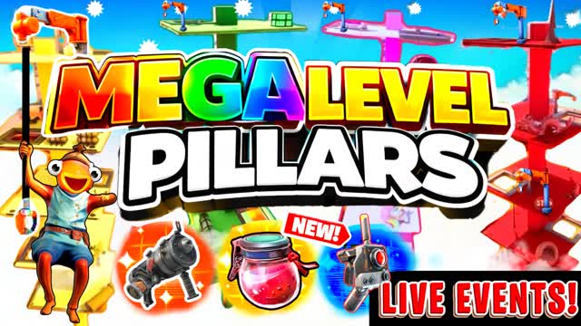 Mega Level Pillars - Live Events Lava