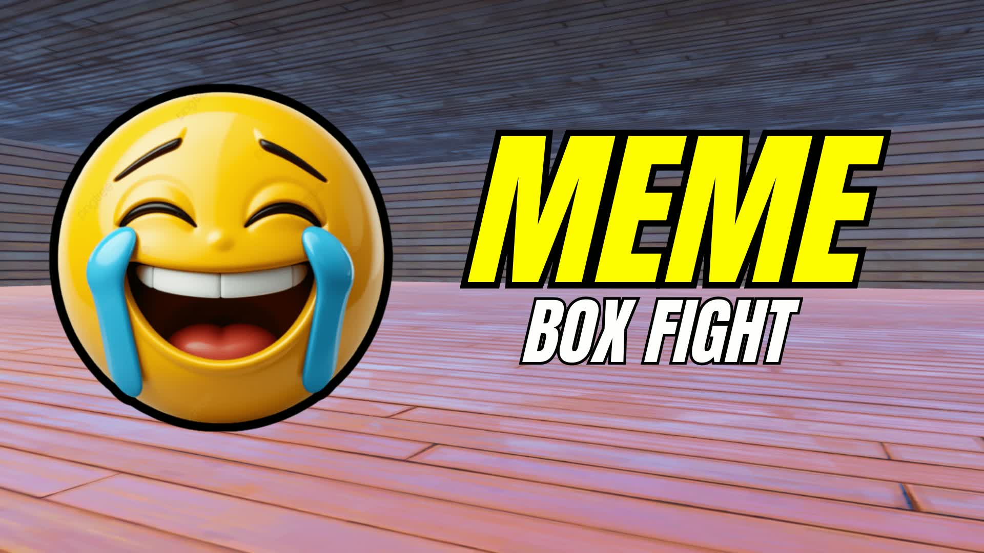 ミームミュージック付きのボックスファイト