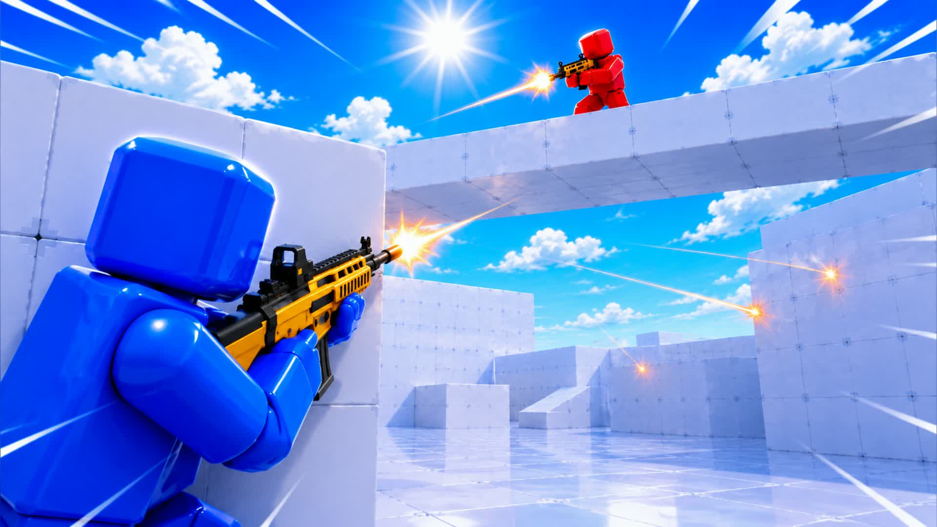 RUMBLE ZONE RED VS BLUE 🔴🔵